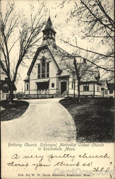 Bethany Church, Episcopal Methodist Oldest Church in Area Roslindale Massachusetts