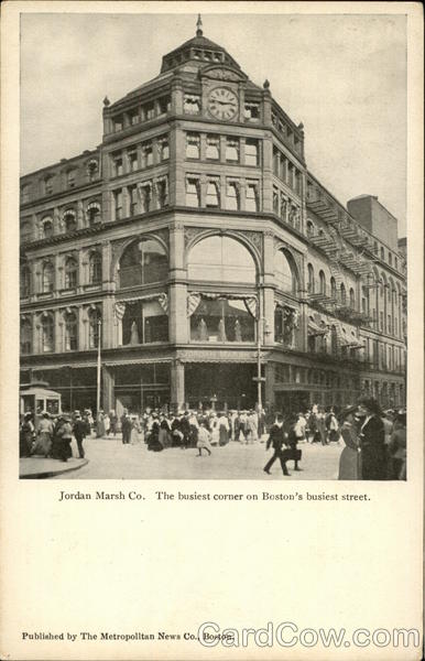 Jordan Marsh Co. Boston Massachusetts