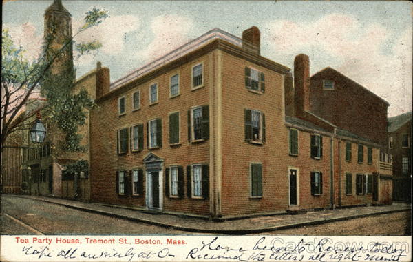 Tea Party House, Tremont Street Boston Massachusetts