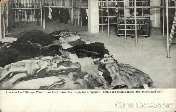Cold Storage of Furs from Jordan Marsh, Co. Boston Massachusetts