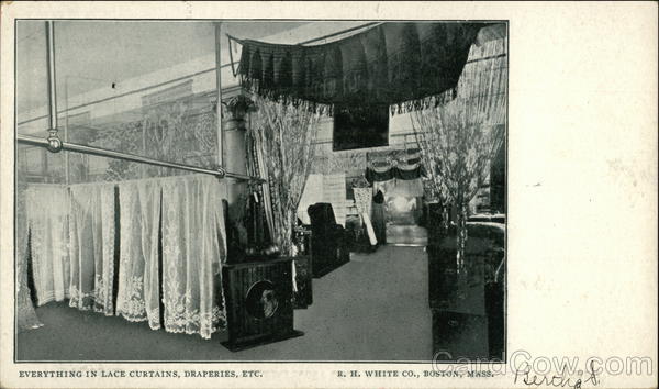 Everything in Lace Curtains, Draperies - R.H. White Co. Boston Massachusetts