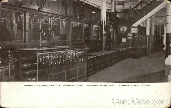Umbrella Section - Jordan Marsh Company Boston Massachusetts