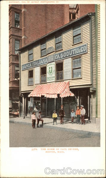 The Home of Paul Revere Boston Massachusetts