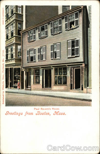 Paul Revere's House Boston Massachusetts