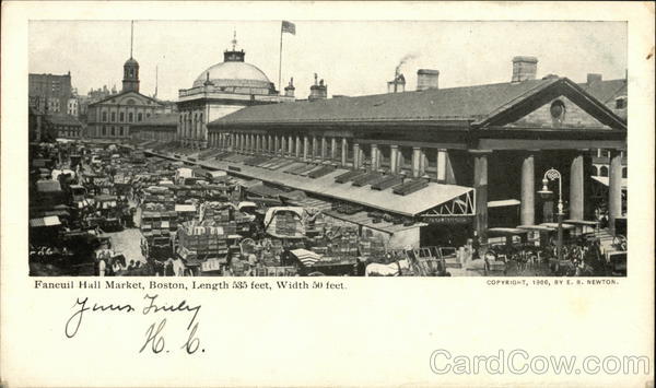 Fancuil Hall Market Boston Massachusetts