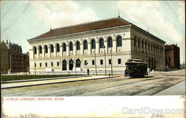 Public Library Boston Massachusetts
