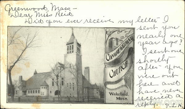 Congregational Church Wakefield Massachusetts