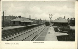 Forest Hills Depot Boston, MA Postcard Postcard Postcard