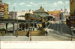 Dudley Street Terminal Station Roxbury, MA Postcard Postcard Postcard