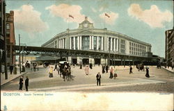 South Terminal Station Boston, MA Postcard Postcard Postcard