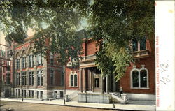 Free Public Library Postcard