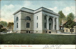 New Public Library Postcard