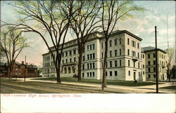 Central High School Springfield, MA Postcard Postcard Postcard