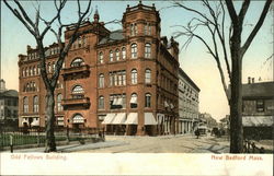 Odd Fellows Building New Bedford, MA Postcard Postcard Postcard