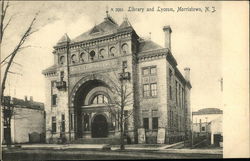 Library and Lyceum Morristown, NJ Postcard Postcard Postcard
