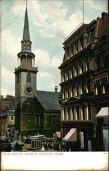 Old South Church Boston, MA Postcard Postcard Postcard