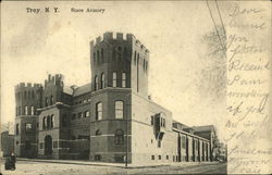 State Armory Troy, NY Postcard Postcard Postcard