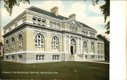 Library of the New Britain Institute Connecticut Postcard Postcard Postcard