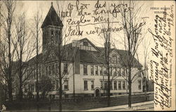 Public School Building Postcard