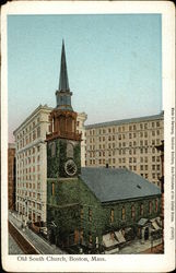 Old South Church Boston, MA Postcard Postcard Postcard