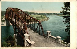 Schell Memorial Bridge Northfield, MA Postcard Postcard Postcard