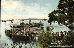 Pilgrim at Landing Peaks Island Postcard
