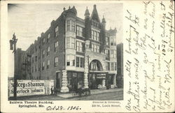 Baldwin Theatre Building Springfield, MO Postcard Postcard Postcard