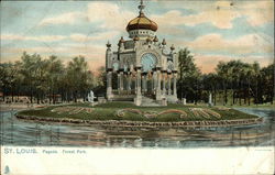 Pagoda, Forest Park St. Louis, MO Postcard Postcard Postcard