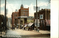 8th Street Looking West Kansas City, MO Postcard Postcard Postcard