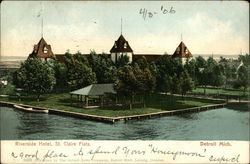 Riverside Hotel, St. Clair Flats Postcard