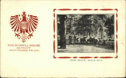 Pony Track, Belle Isle Postcard