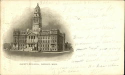 County Building Detroit, MI Postcard Postcard Postcard