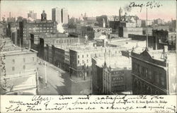View N.E. from Buffalo St. Bridge Postcard