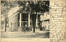 Masonic Temple Postcard