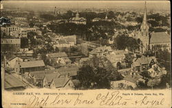 Birds-Eye View, Northeast Green Bay, WI Postcard Postcard Postcard