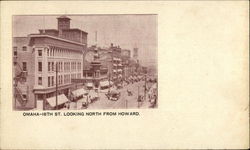 16th Street Looking North from Howard Postcard