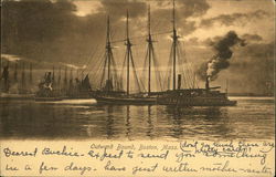 Outward Bound Ship Postcard
