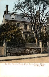 Old John Hancock House, Beacon Street Postcard