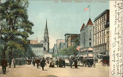 Tremont Street at Common Boston, MA Postcard Postcard Postcard