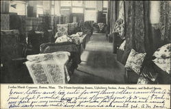 Jordan Marsh Company - The House-furnishing Annex, Upholstery Section Postcard