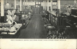 Jordan Marsh - Men's Furnishings Section Postcard