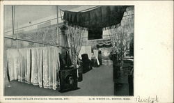 Everything in Lace Curtains, Draperies - R.H. White Co. Postcard