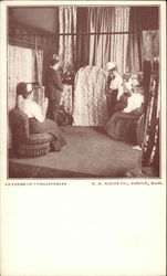 R. H. White Co. - Leaders in Upholsteries Postcard