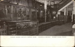 Umbrella Section - Jordan Marsh Company Postcard