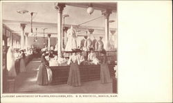 R. H. White Co. - Largest Assortment of waists, Negliges, Etc. Postcard