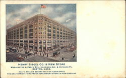 Henry Siegel Co.'s New Store Postcard
