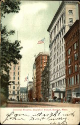 Colonial Theater, Boylston Street Postcard