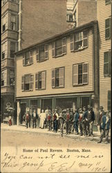 Home of Paul Revere Postcard