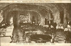 Paul Revere Grotto and Ladies' Orchestra - Revere Hotel, Bowdoin Square Postcard