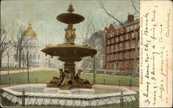 Brewer Fountain Postcard